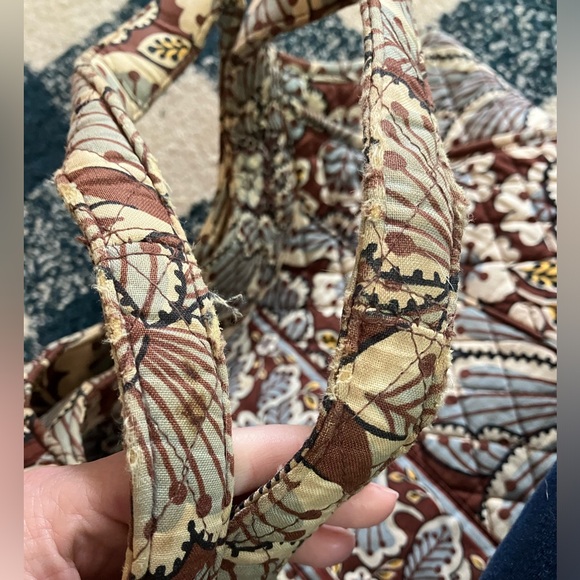 Vera Bradley Slate Blooms medium tote purse hobo - Picture 4 of 6